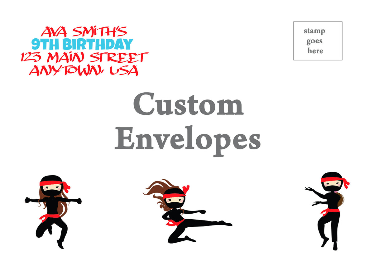 Ninja Custom Envelopes