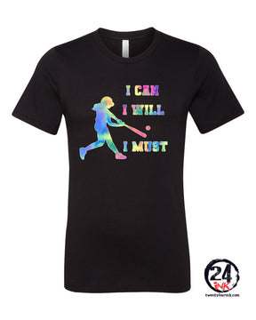 Softball I Must T-Shirt