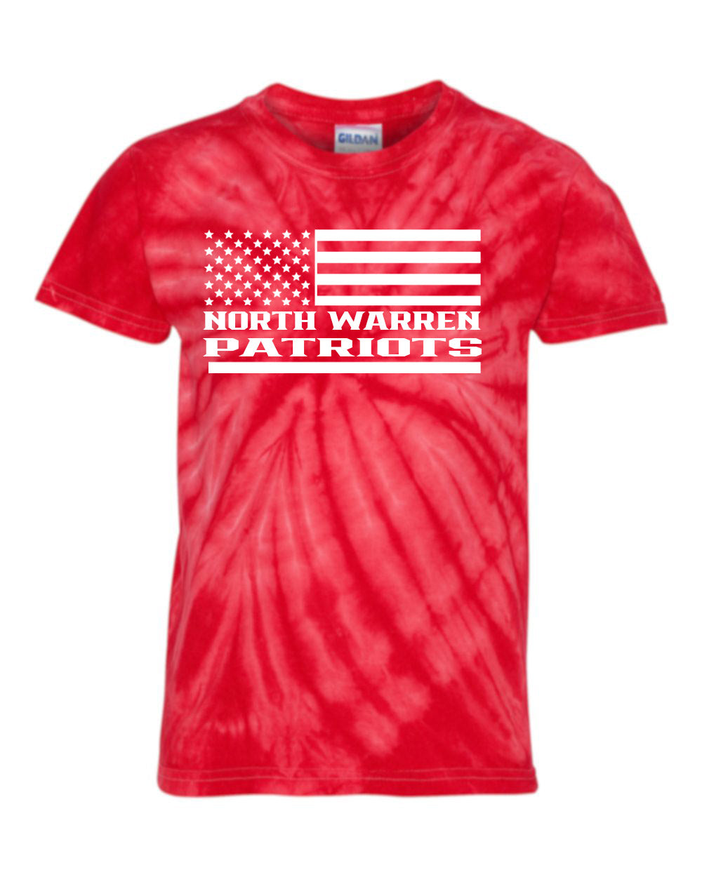 North Warren School Design 8 Tie Dye t-shirt