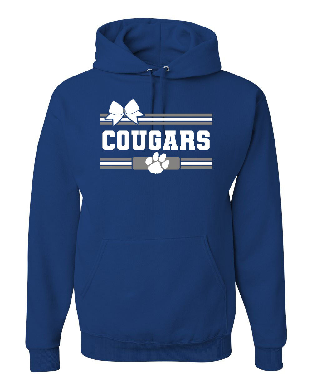 Cougar Bow Hooded Sweatshirt, Stillwater