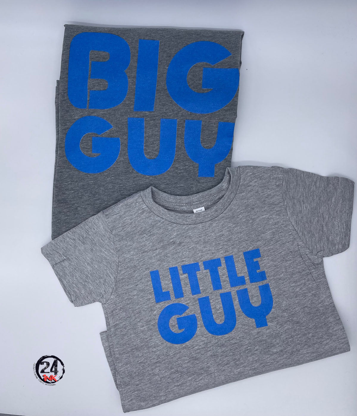 Big guy little guy t-shirt set