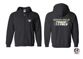 Green Hills Track design 2 Zip up Sweatshirt