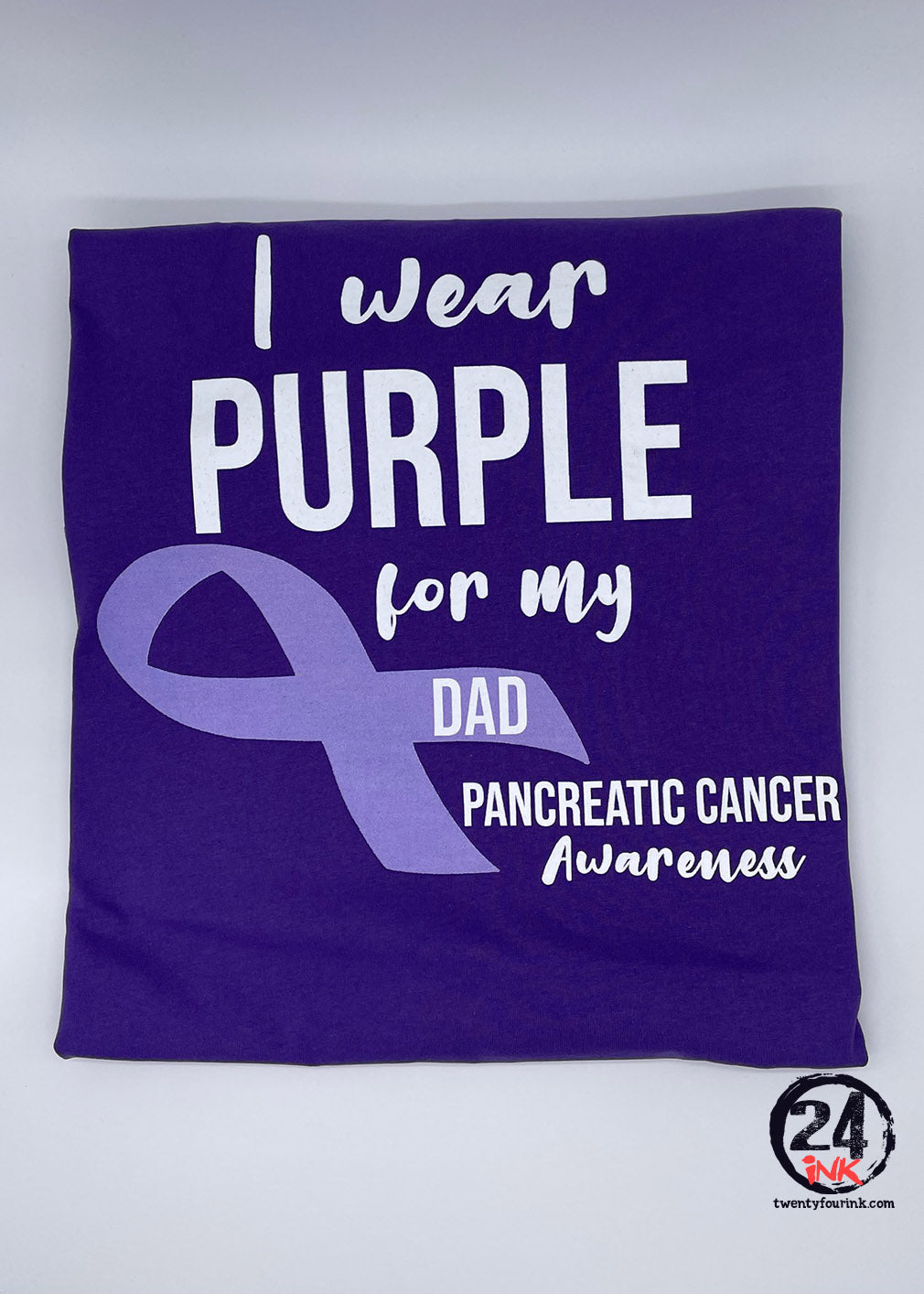 I wear purple, Pancreatic cancer awareness