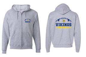 Vernon Football design 2 Zip up Sweatshirt