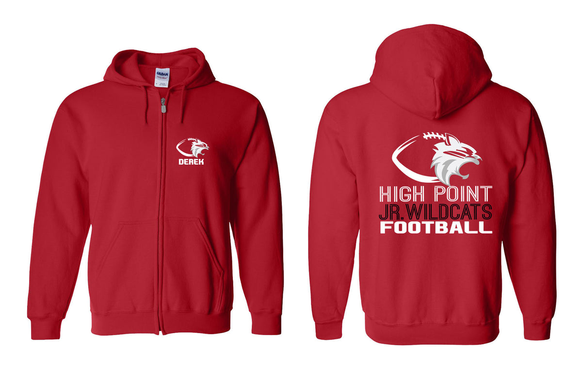High Point Football design 1 Zip up Sweatshirt