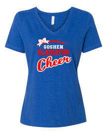 Goshen Football Cheer V-neck T-shirt