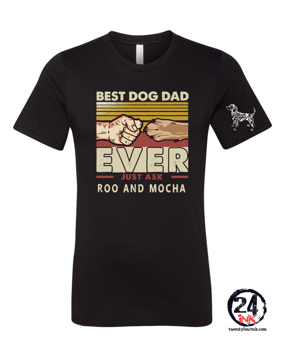 Best Dog Dad Ever AMPR t-Shirt