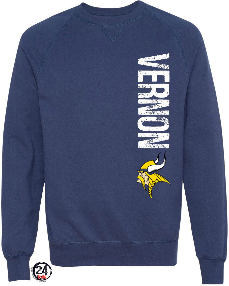 Side Vernon Vikings non hooded sweatshirt