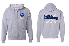 Kittatinny Jr High Field Hockey design 2 Zip up Sweatshirt