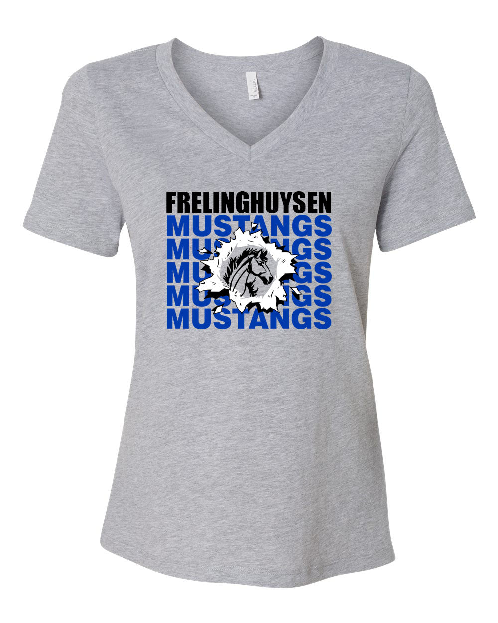 Mustangs design 3 V-neck T-Shirt