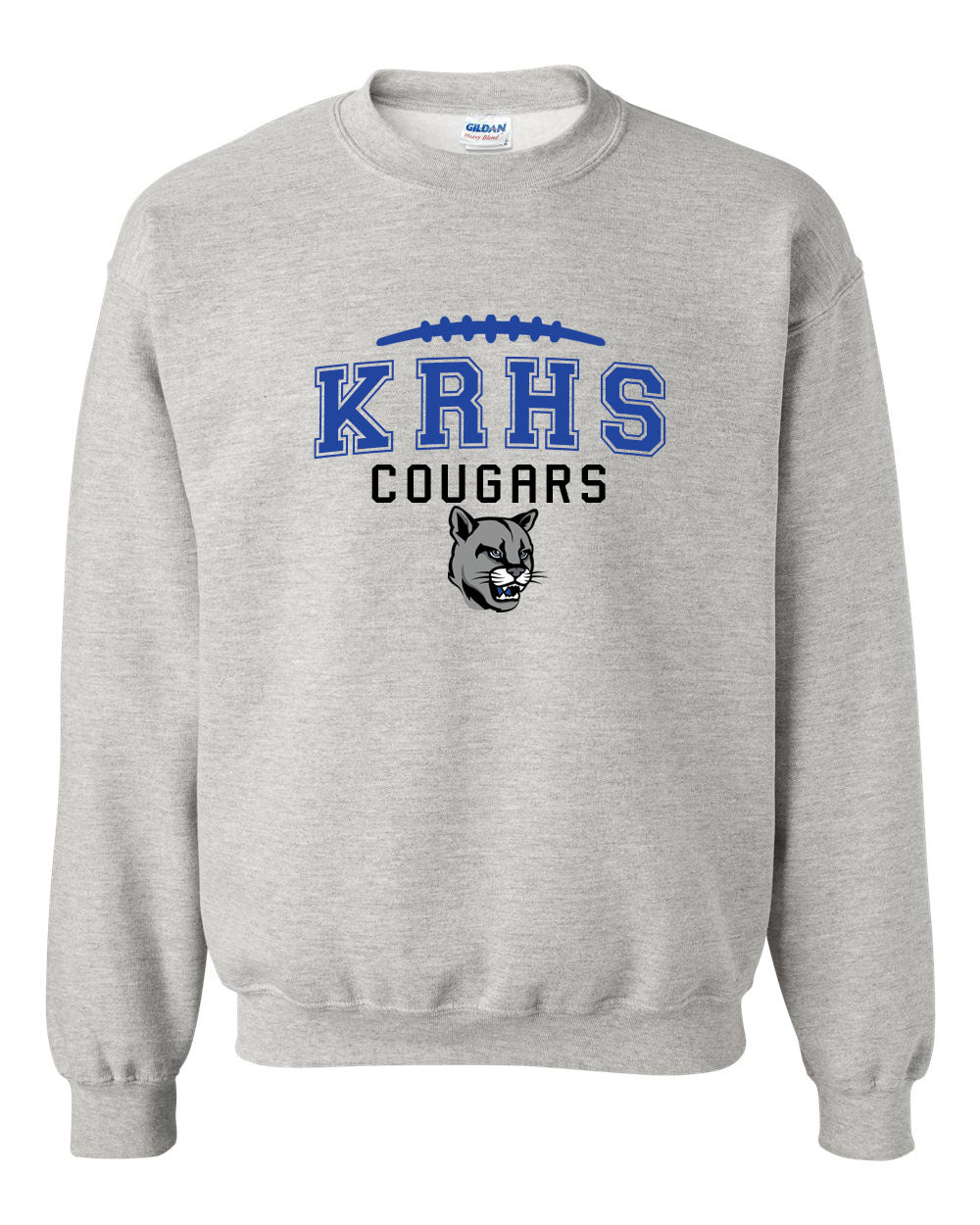 KRHS Football non hooded sweatshirt