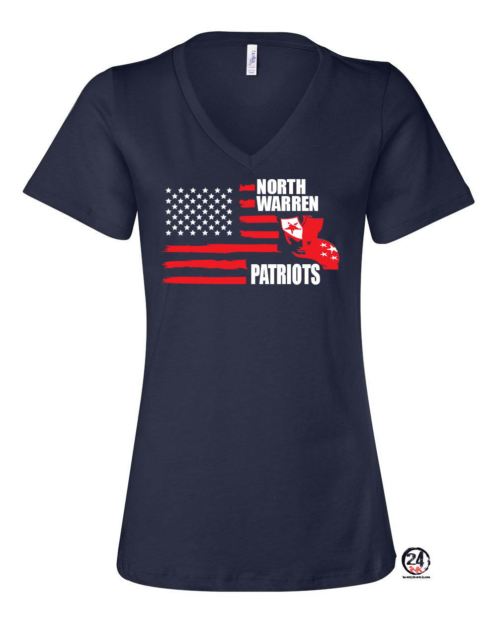 North Warren V-neck T-shirt