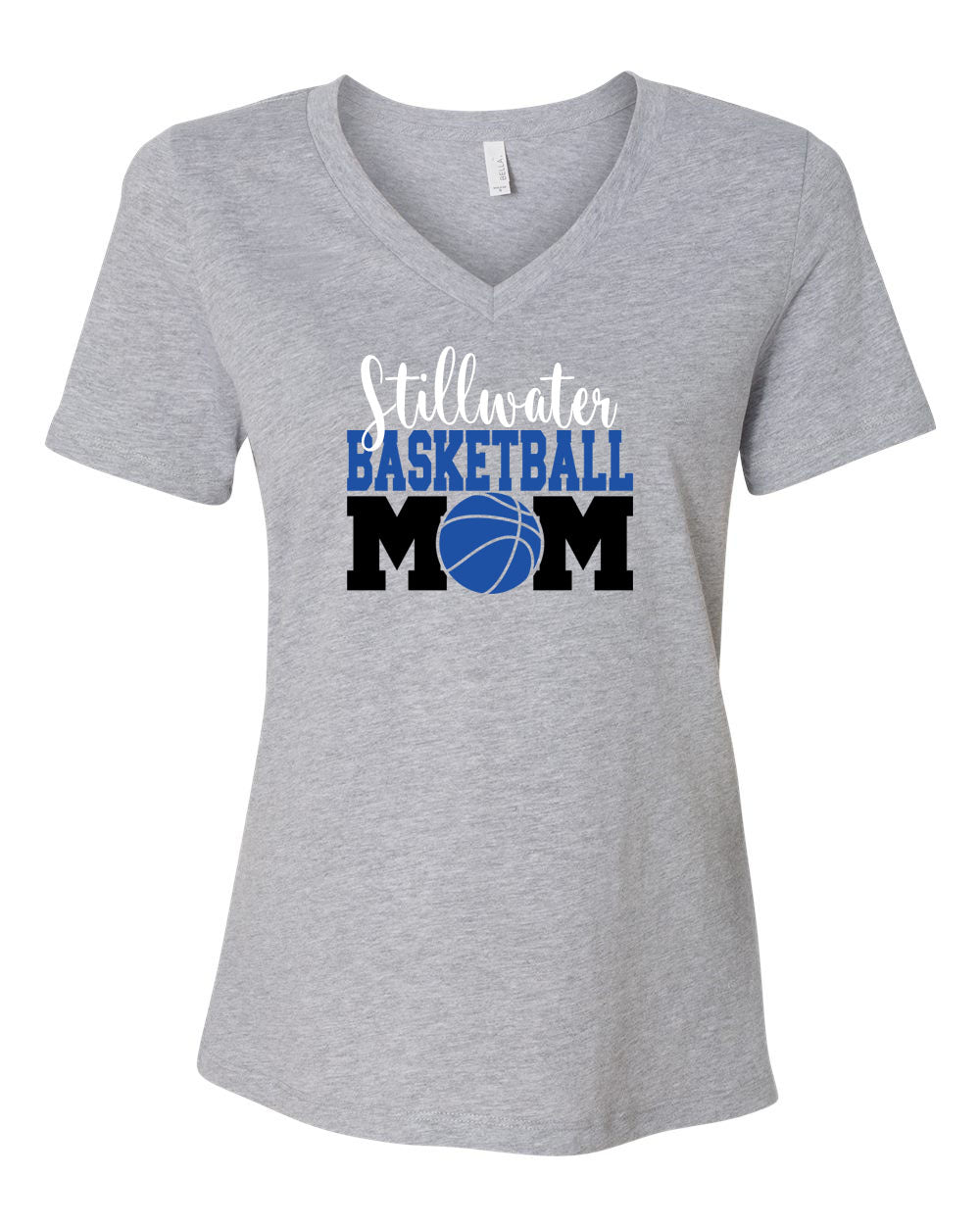 Basketball Mom V-neck T-Shirt