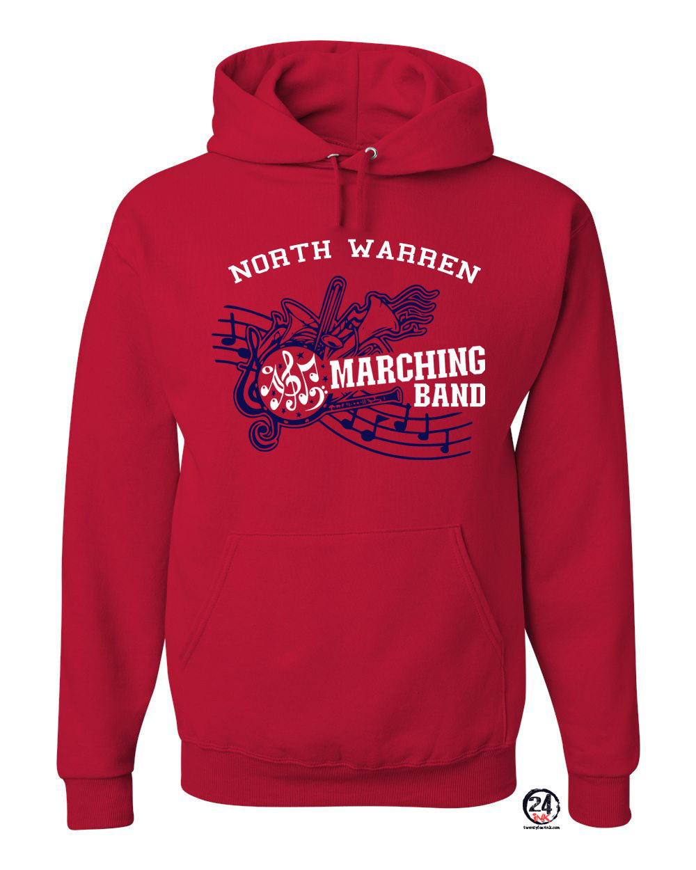 North Warren Band Design 1 Hooded Sweatshirt
