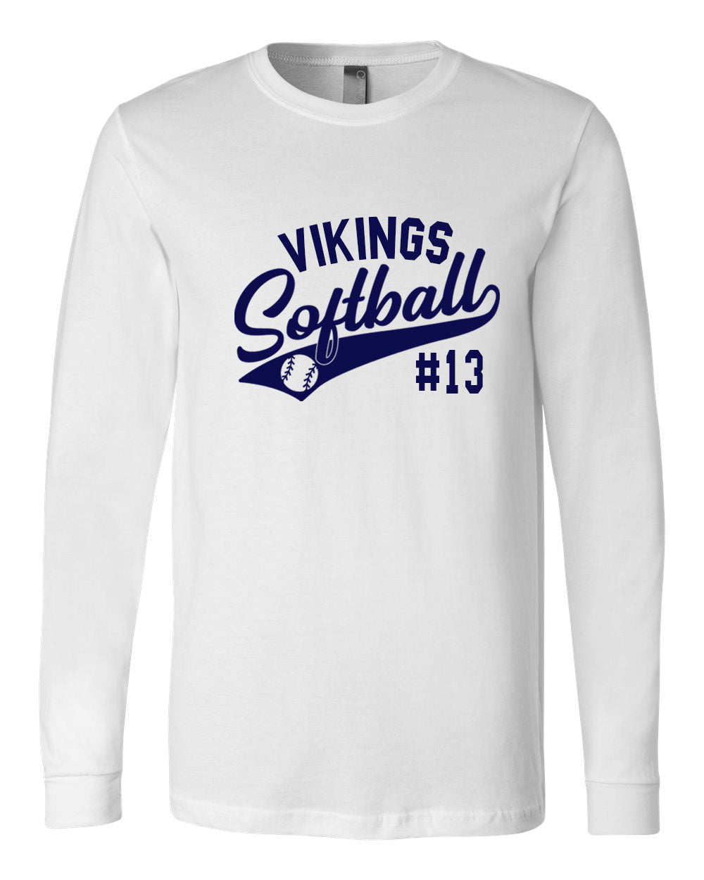 Vikings Softball Long Sleeve Shirt