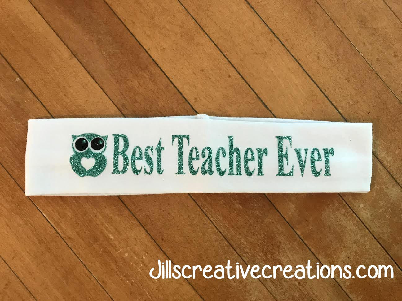 Teacher Owl Glitter Headband, Owl