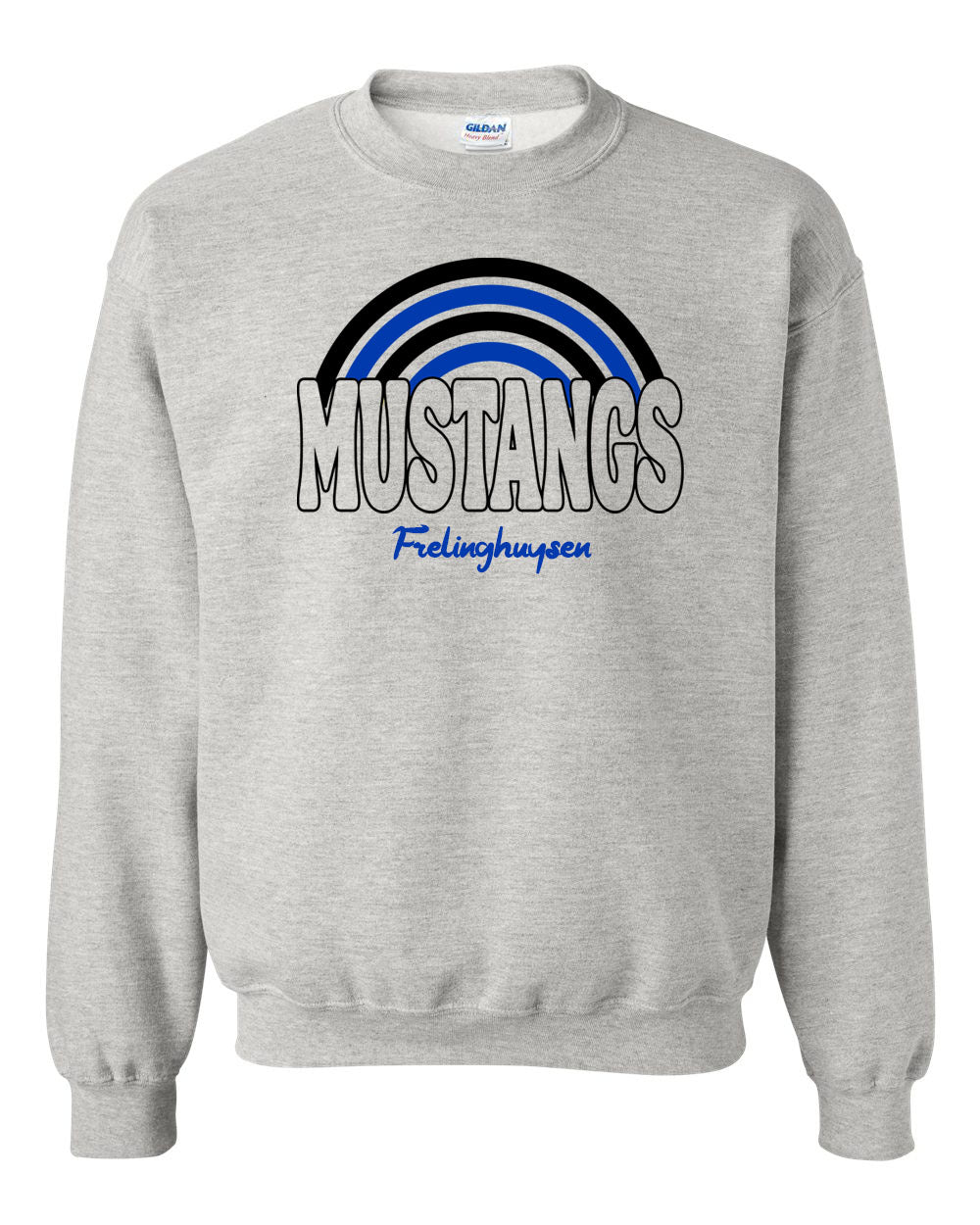 Mustangs Rainbow non hooded sweatshirt