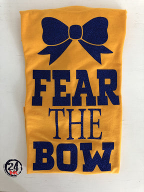 Fear the Bow glitter T-shirt