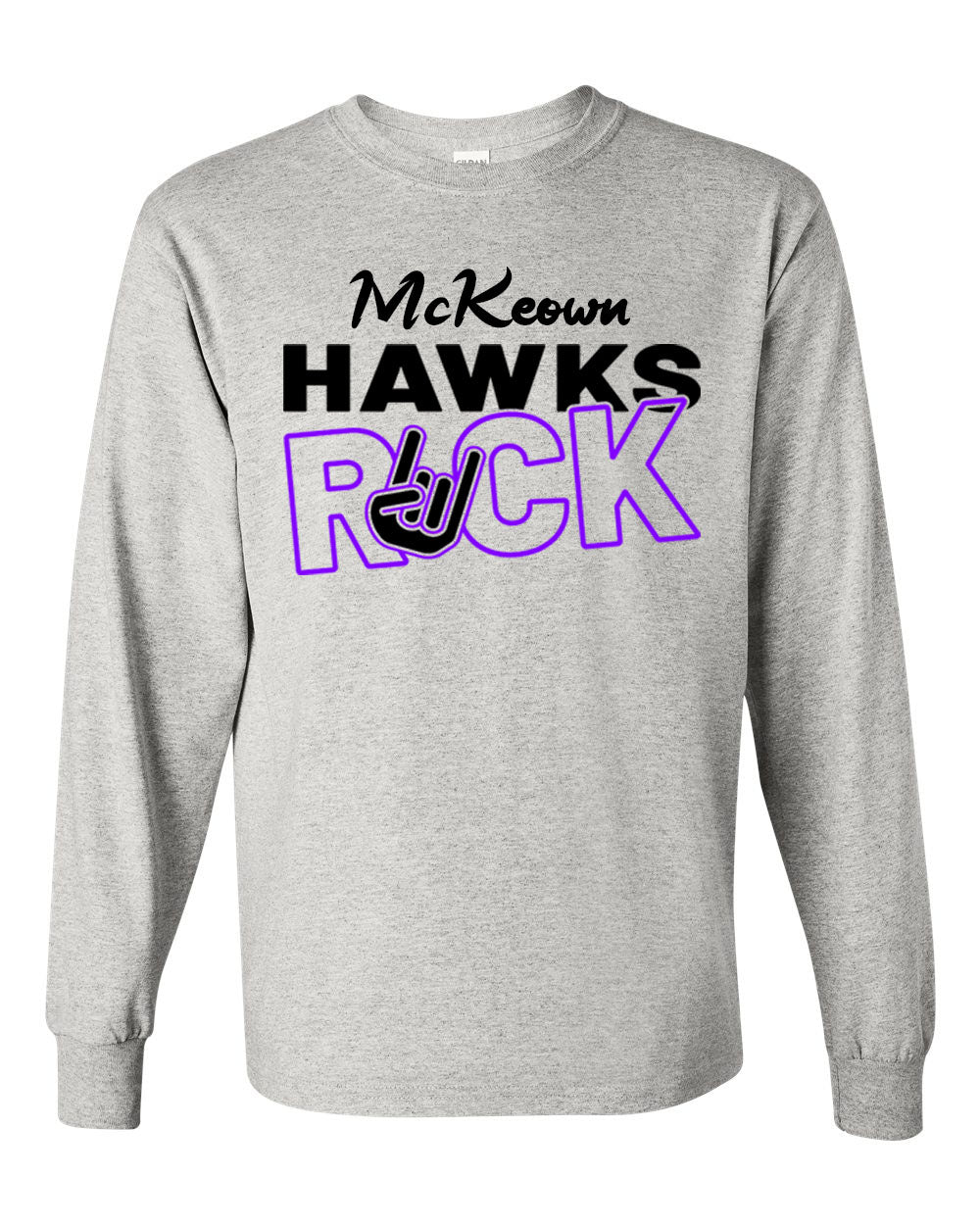 McKeown Hawks Rock Long Sleeve Shirt