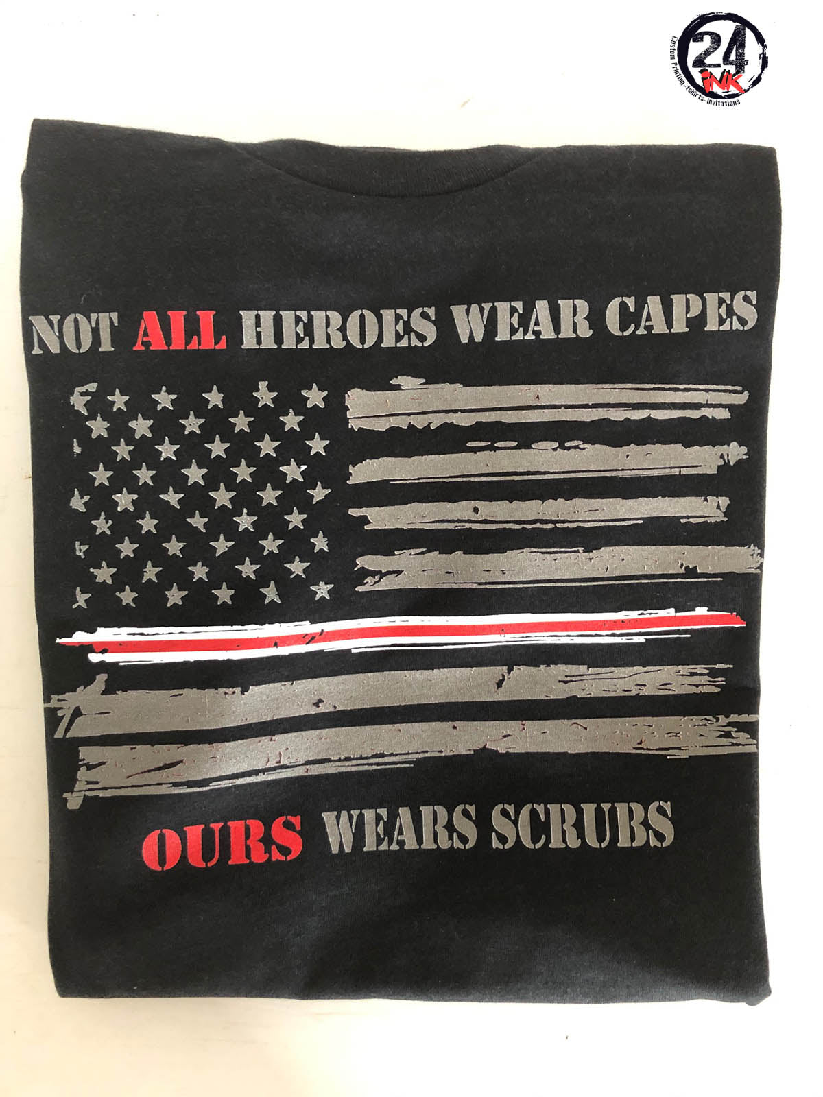 Not all heroes wear capes ours wears scrubs T-shirt, Nurses, Doctors