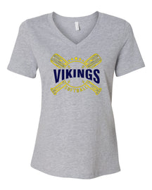 Viking Bats Softball V-neck T-Shirt