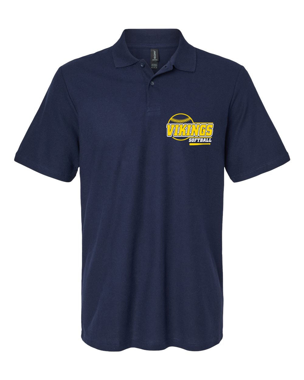 Vernon Softball Design 1 Polo T-Shirt
