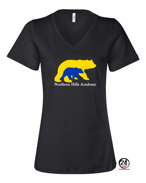 Northern Hills 2 Bears V-neck T-shirt