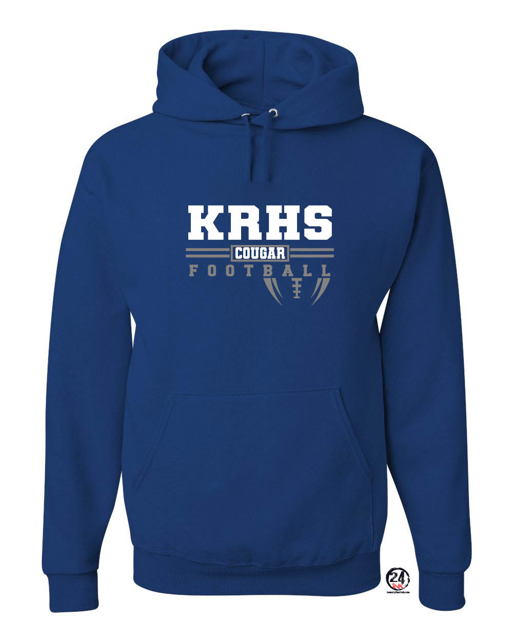 KRHS Cougar Football Hooded Sweatshirt