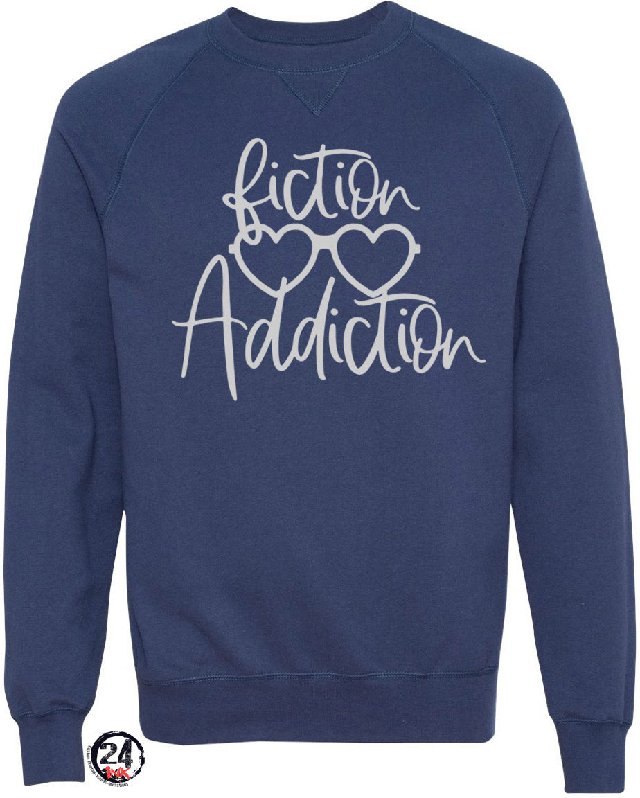 Fiction addiction non hooded sweatshirt