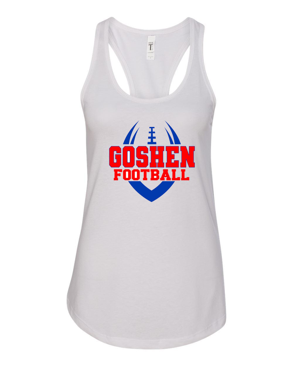 Goshen Football Design 1 Racerback Tank Top