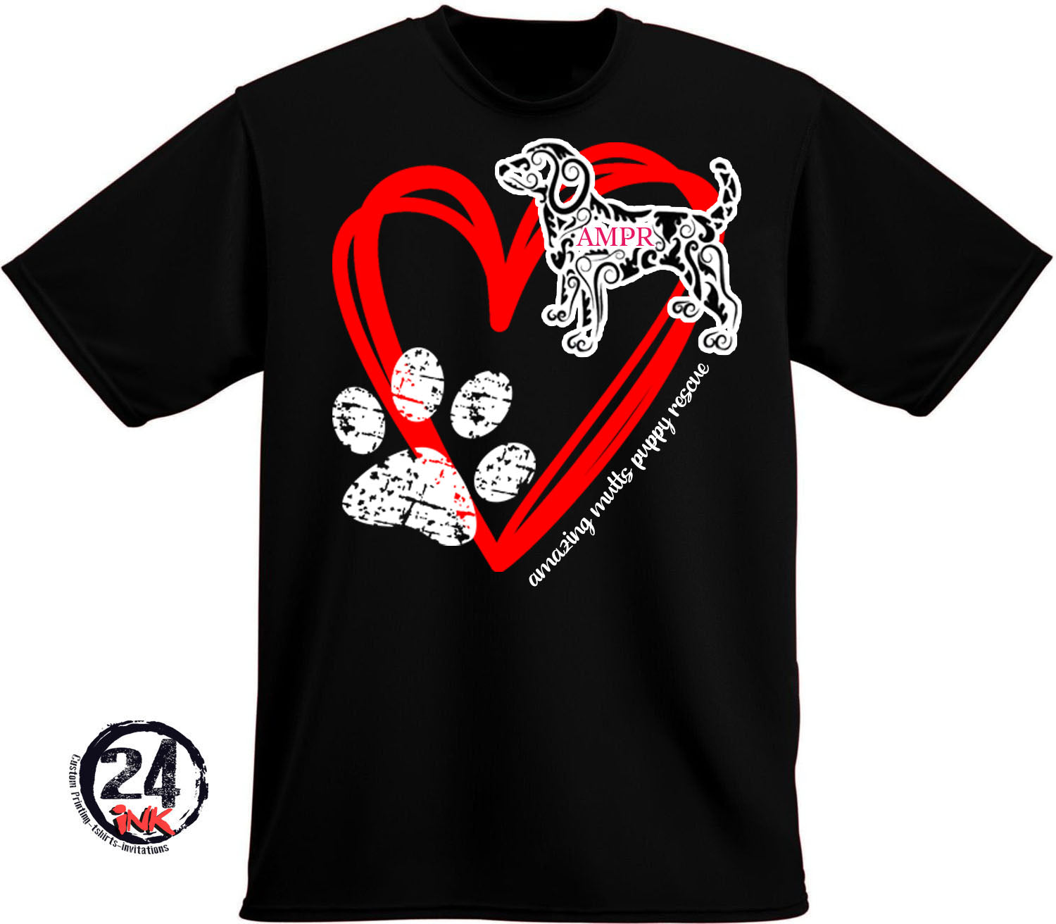 AMPR Big Heart t-shirt