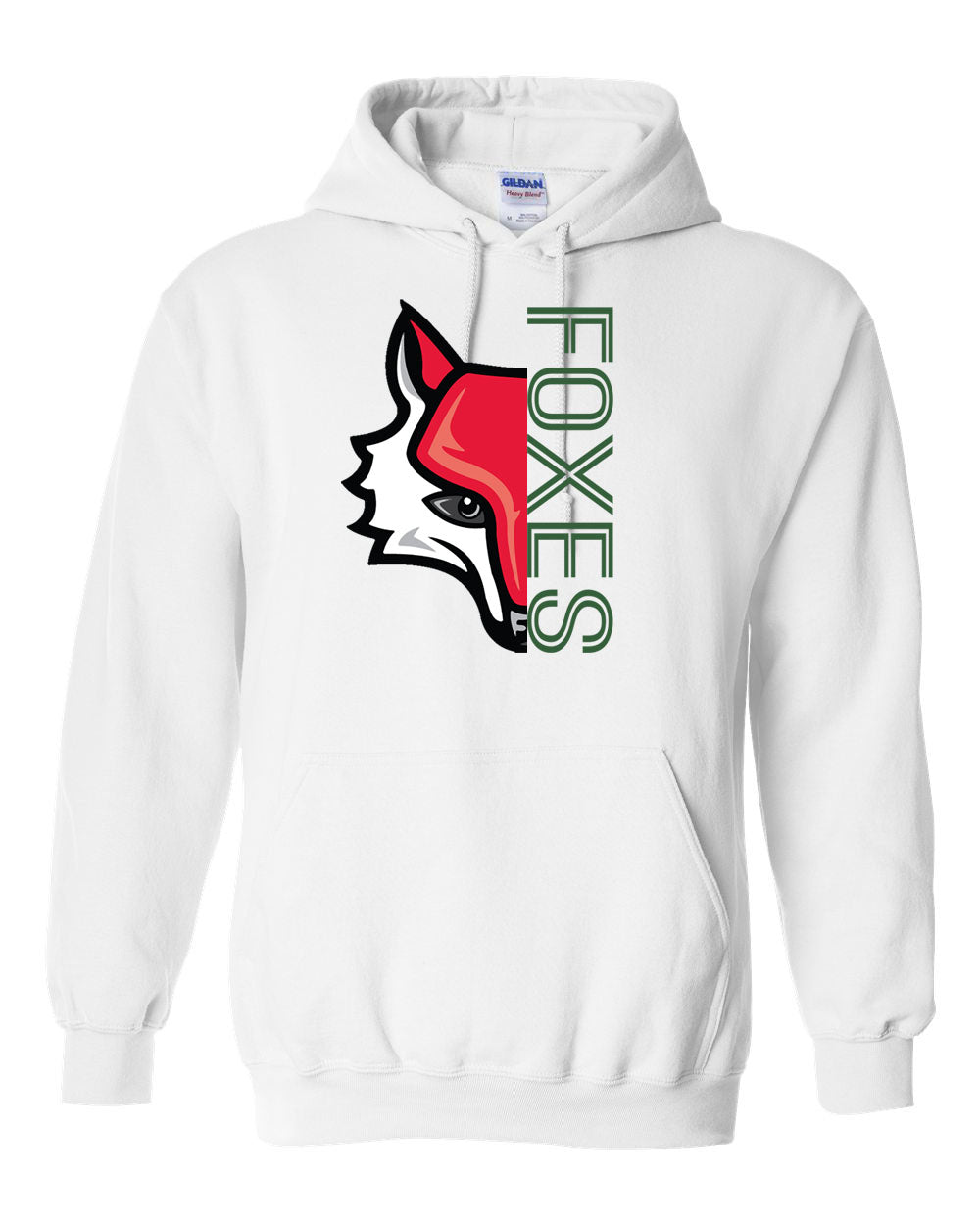 Half Fox Hooded Sweatshirt