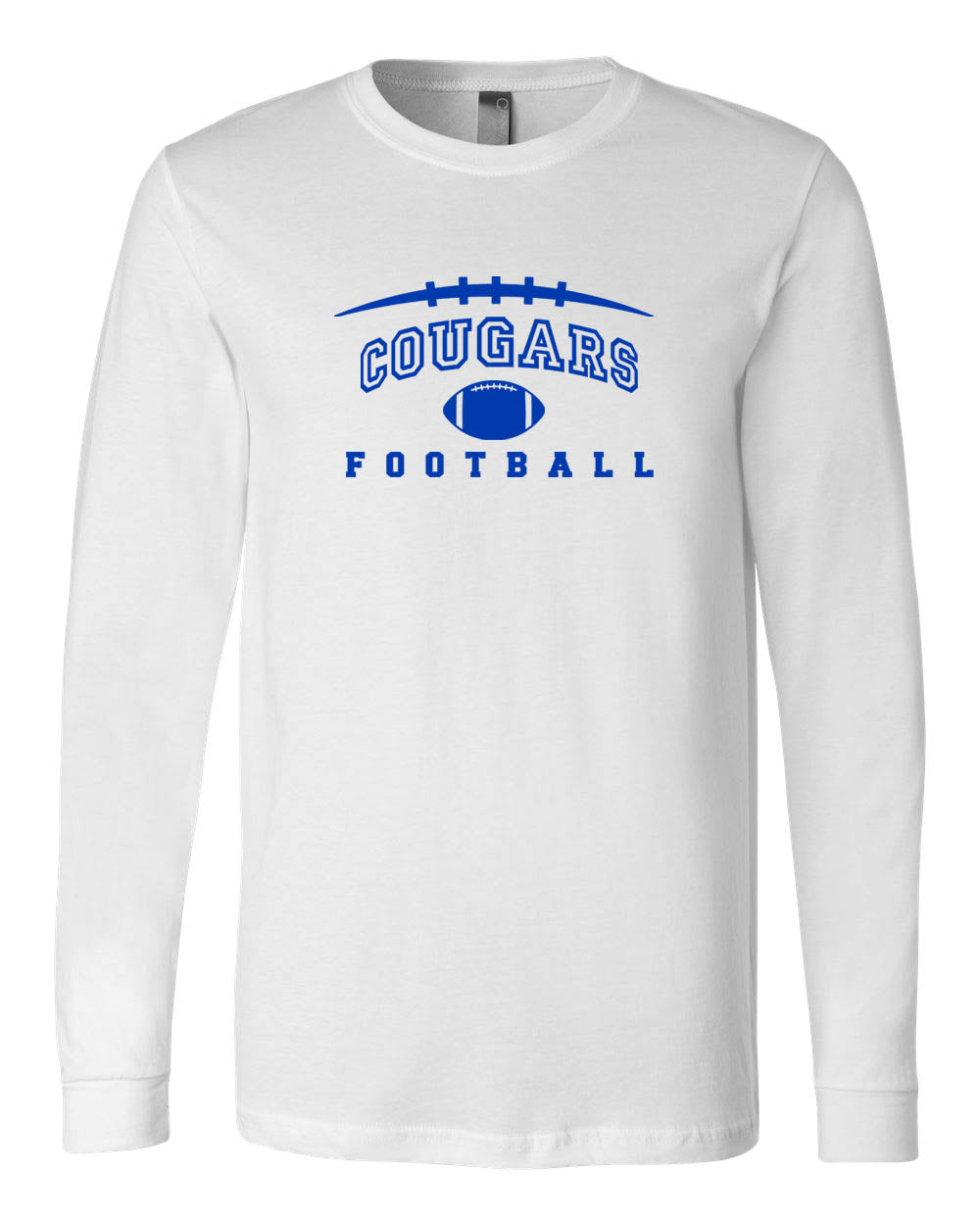 Cougars Football Design 3 Long Sleeve Shirt