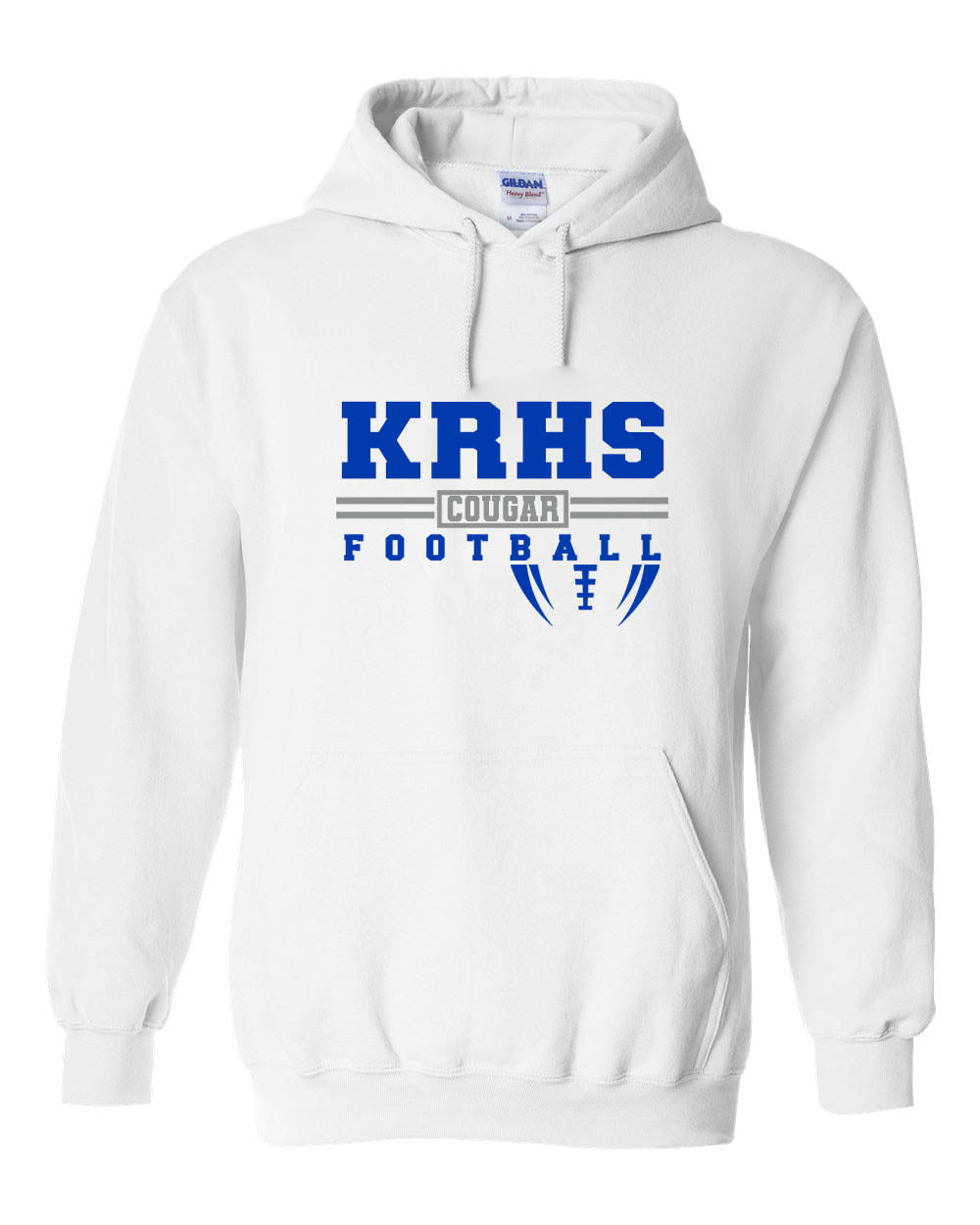 KRHS Cougar Football Hooded Sweatshirt