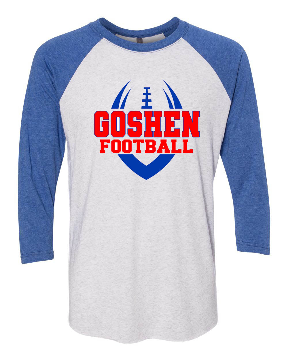Goshen Football Design 1 raglan shirt