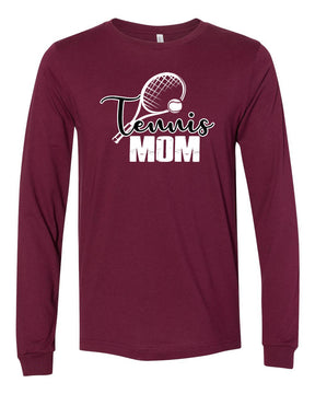 Newton Tennis Mom Long Sleeve Shirt, Maroon