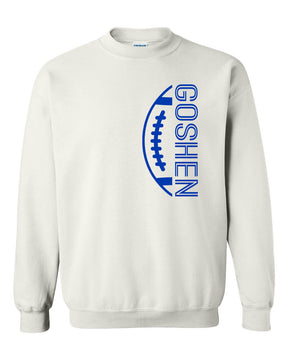 Side Goshen Football non hooded sweatshirt