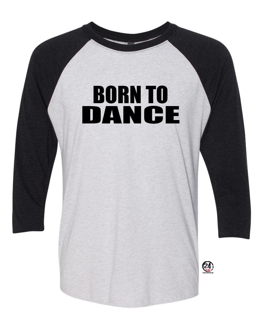 Cruz dance fit born to dance raglan shirt