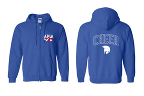 Goshen Cheer Design 2 Zip up Sweatshirt