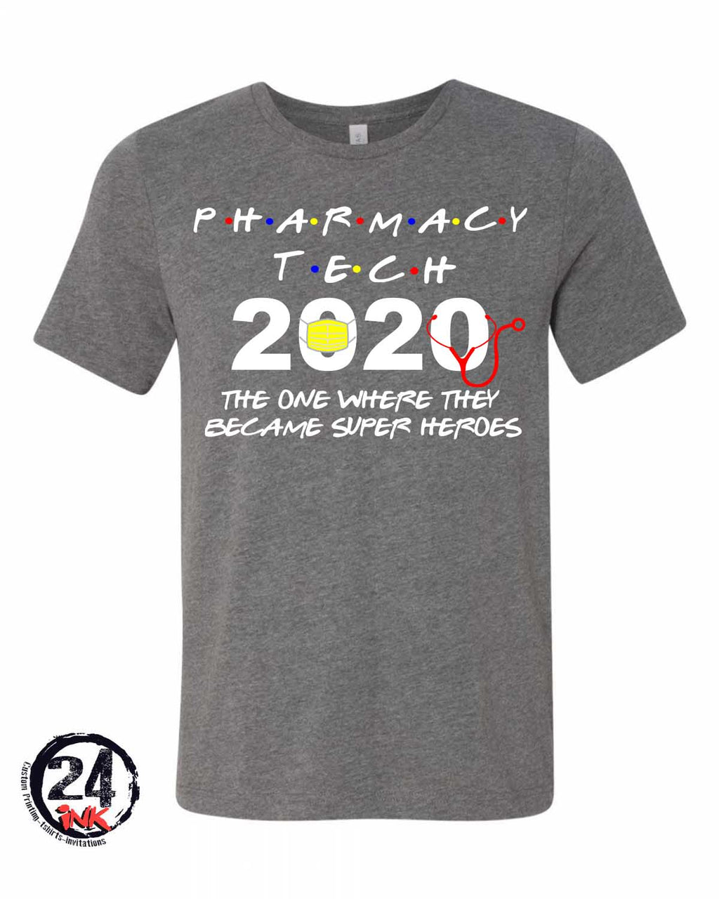 Friends Pharmacy Tech (or any wording) T Shirt