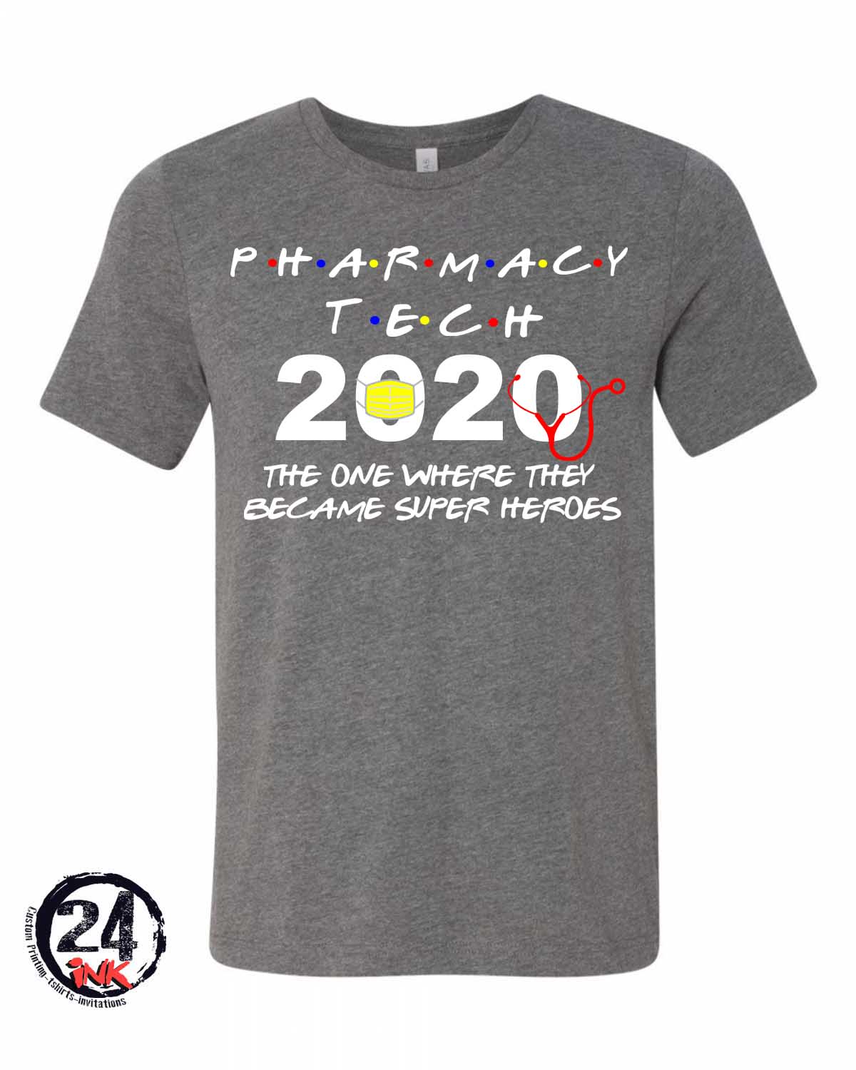 Friends Pharmacy Tech (or any wording)  T Shirt