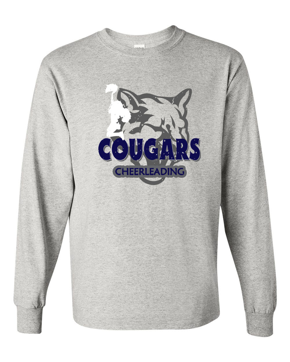Cougars Cheerleading Long Sleeve Shirt