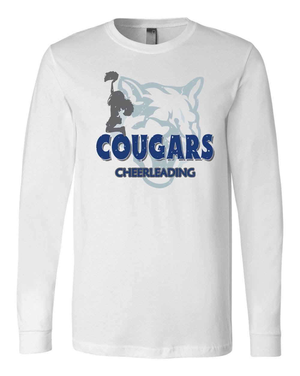 Cougars Cheerleading Long Sleeve Shirt