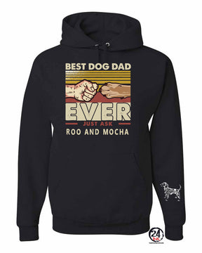 Best Dog Dad Ever AMPR Hooded Sweatshirt