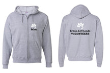 Trina & Friends design 3 Zip up Sweatshirt