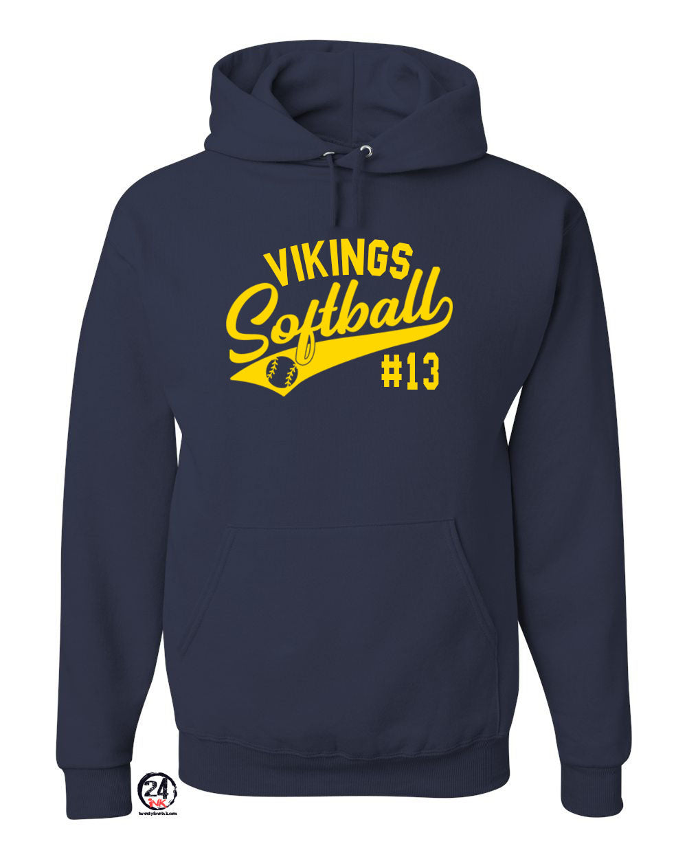 Vikings Softball Hooded Sweatshirt