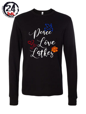 Peace, Love, Latkes Chanukah Shirt