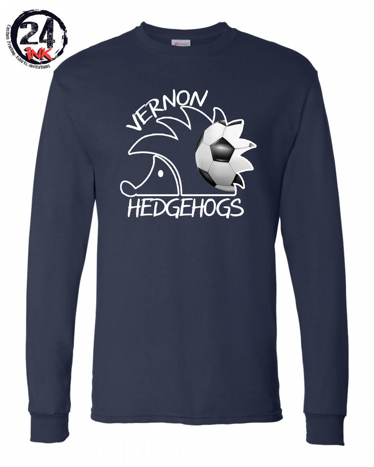 Hedgehog Long Sleeve Shirt, Soccer