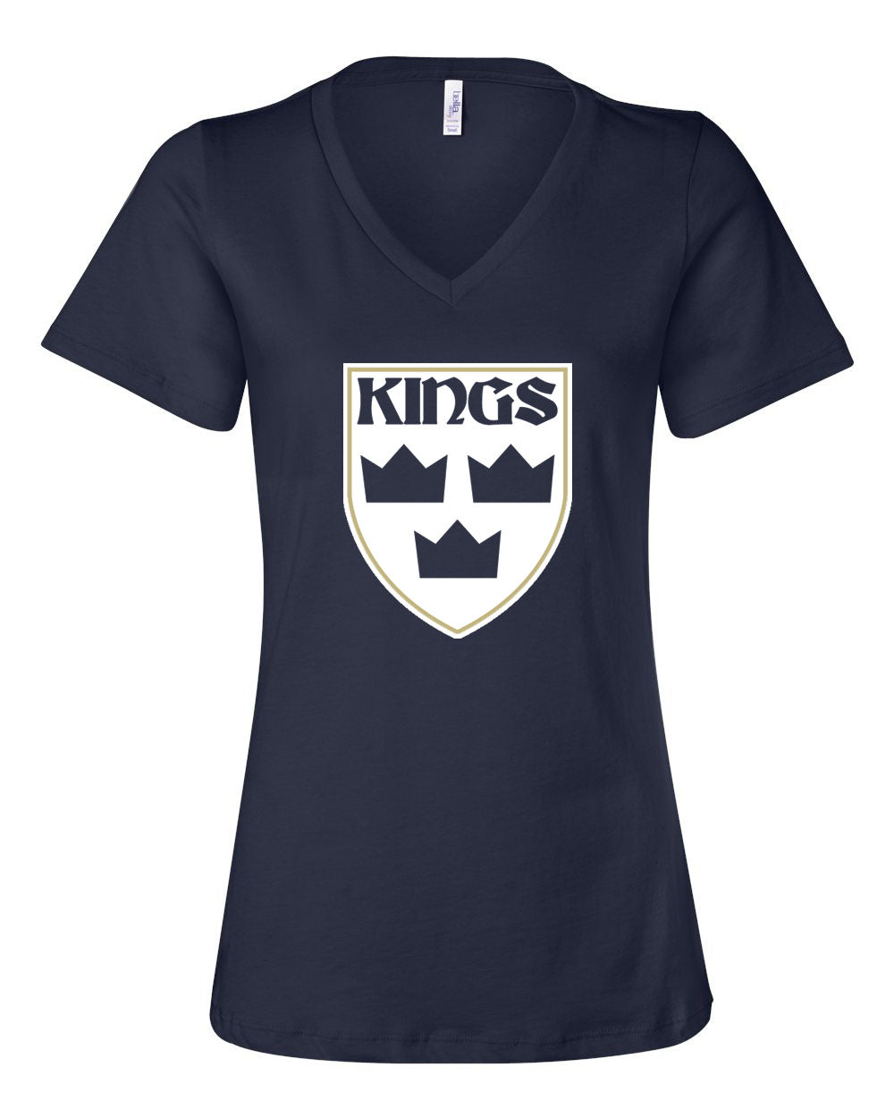 Kings Logo V-neck T-Shirt