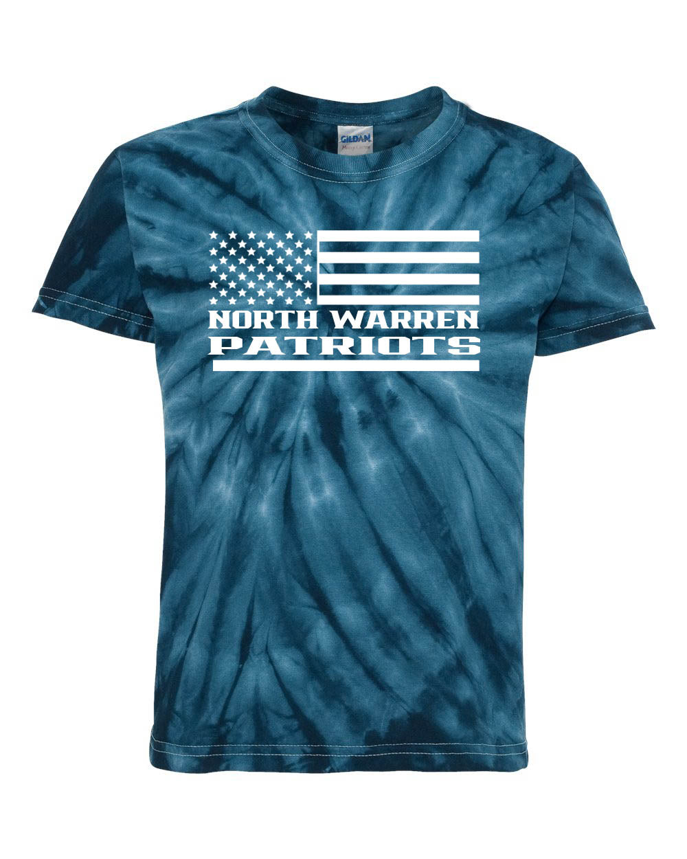 North Warren School Design 8 Tie Dye t-shirt